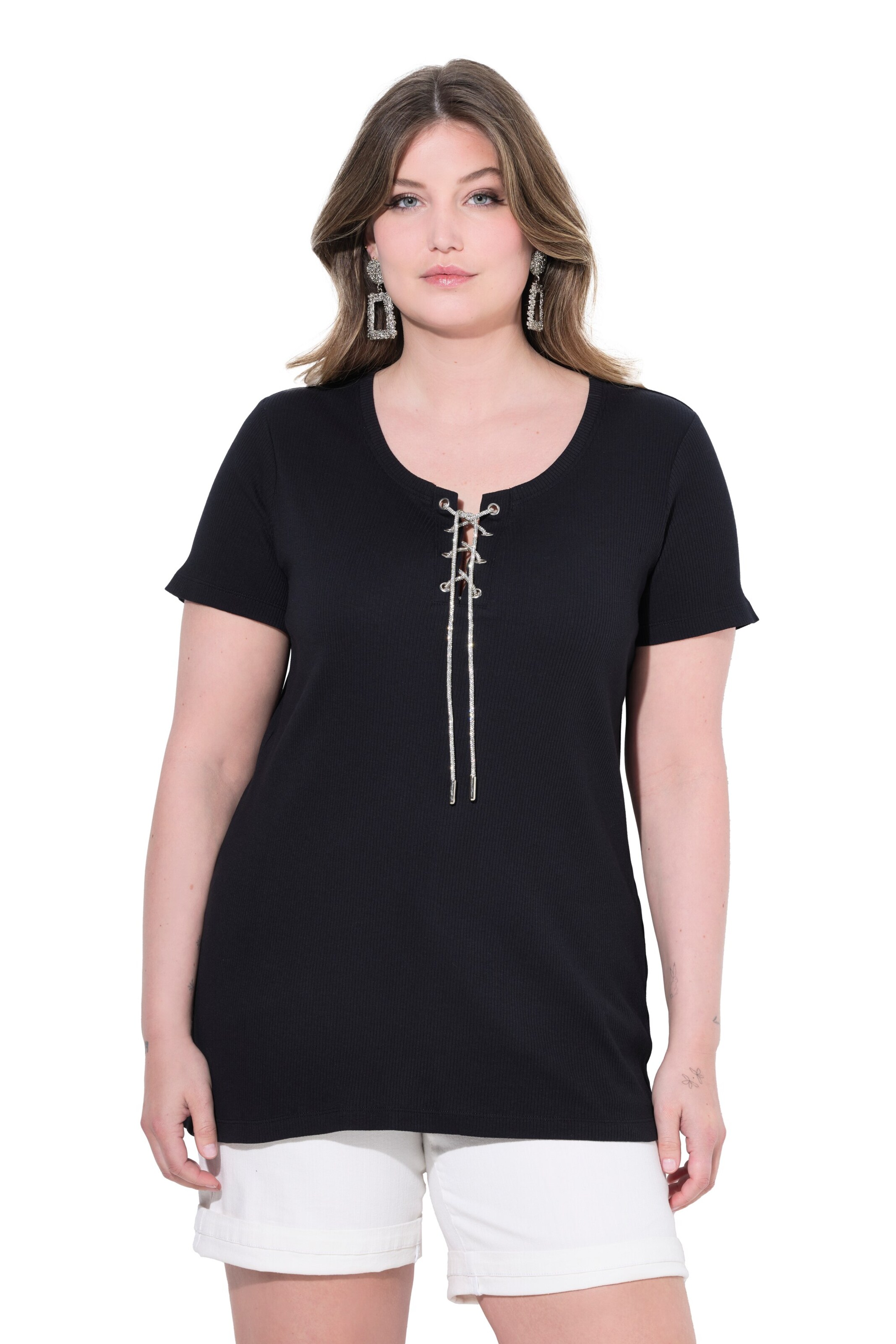 MIAMODA Shirt in Schwarz: Vorderseite