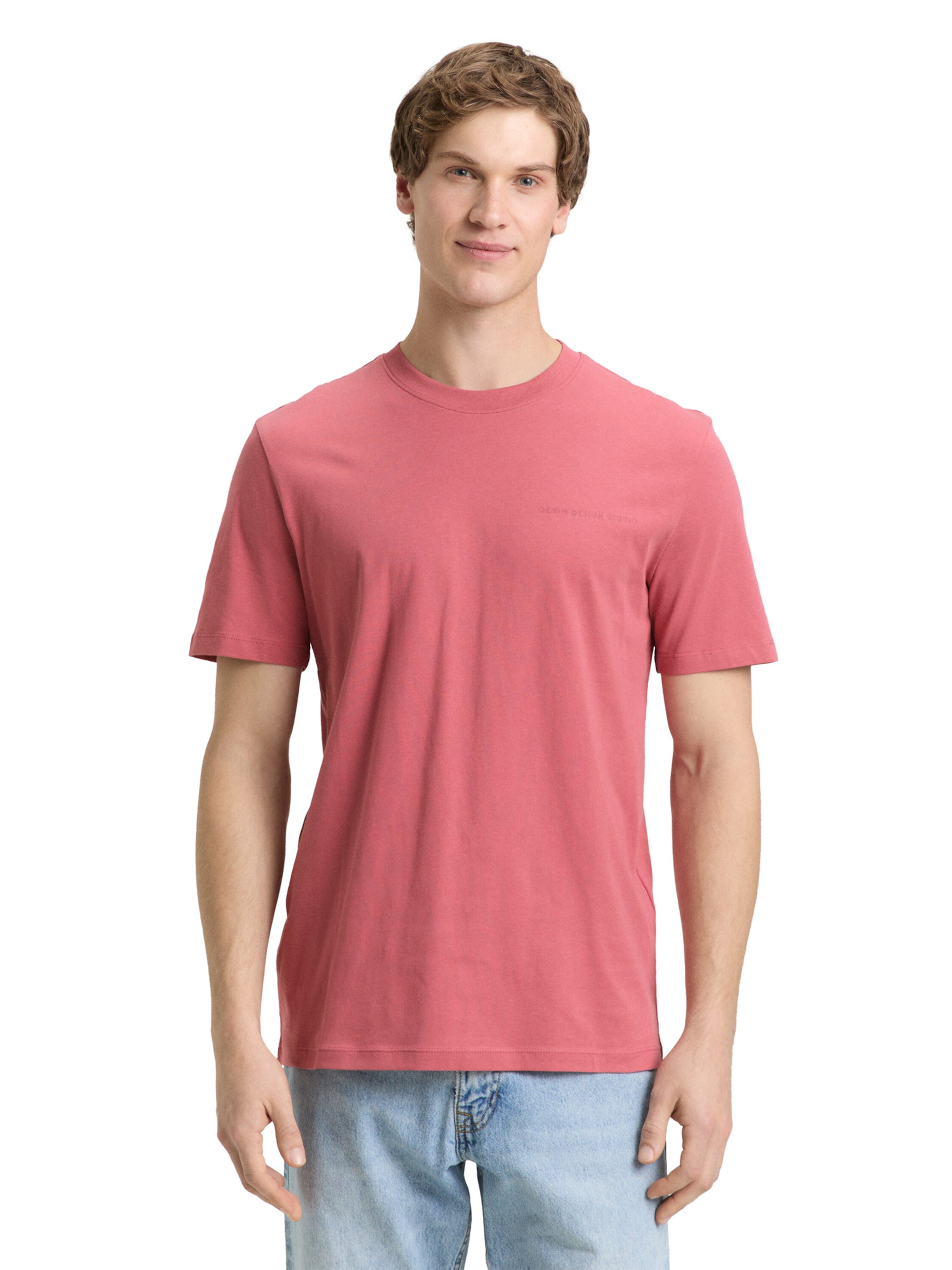 TOM TAILOR DENIM T-Shirt in Pink: Vorderseite