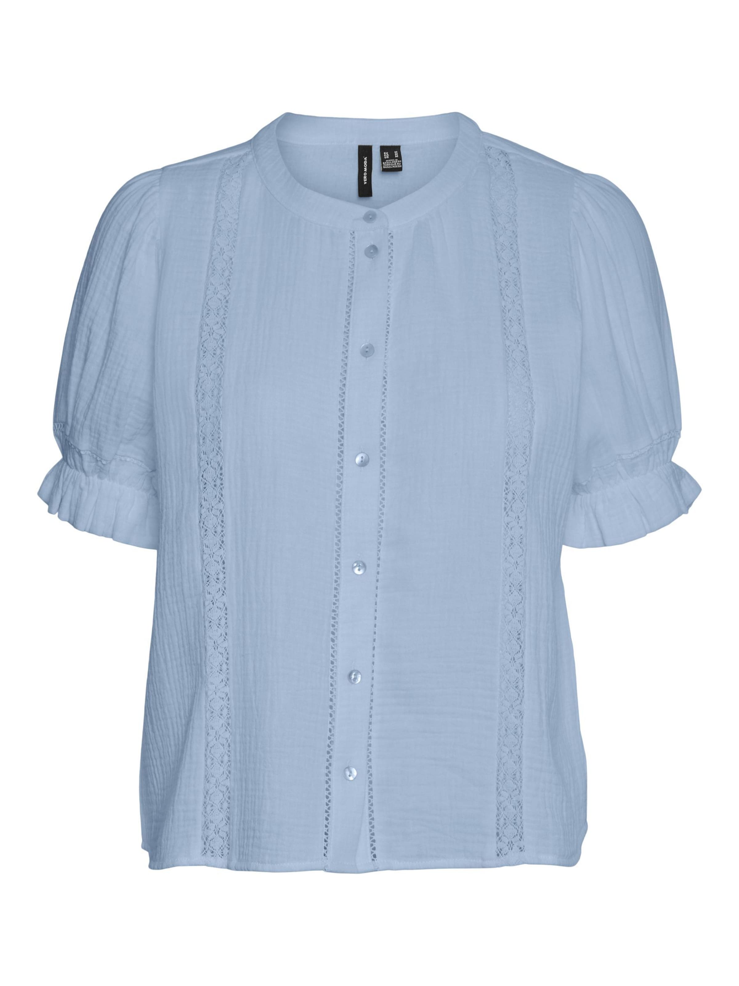 VERO MODA Bluse 'Natali' i blå: forside