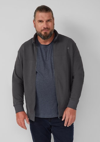 s.Oliver Sweatvest in Grijs: voorkant