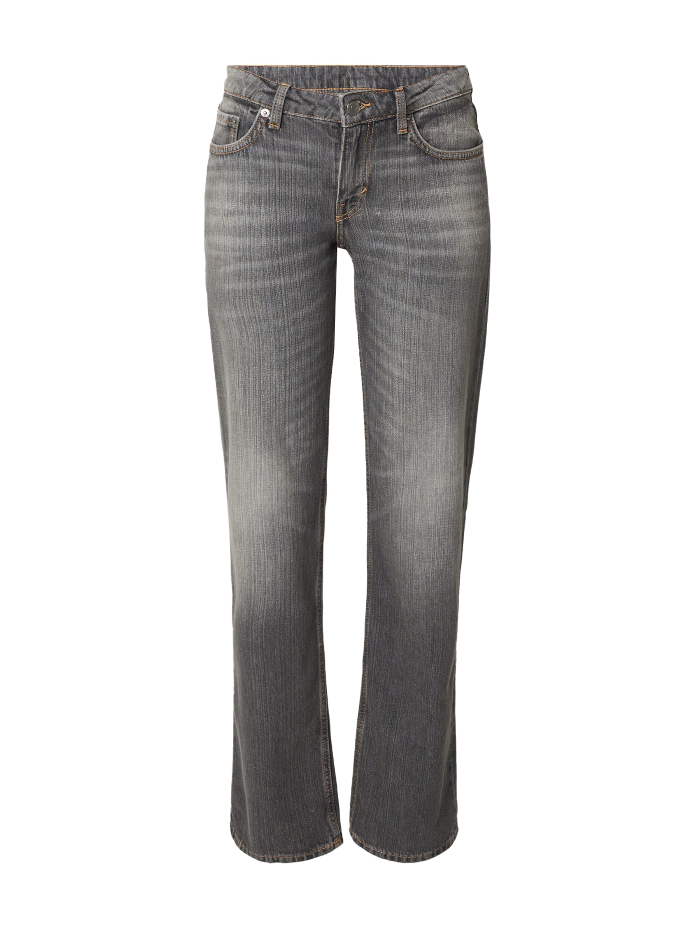 WEEKDAY Regular Jeans 'Arrow' in Grijs: voorkant