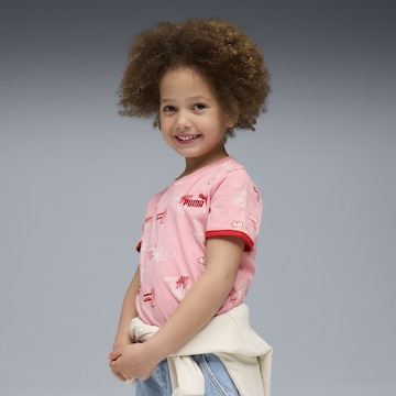 PUMA Shirt 'Little Runners' in Pink: front