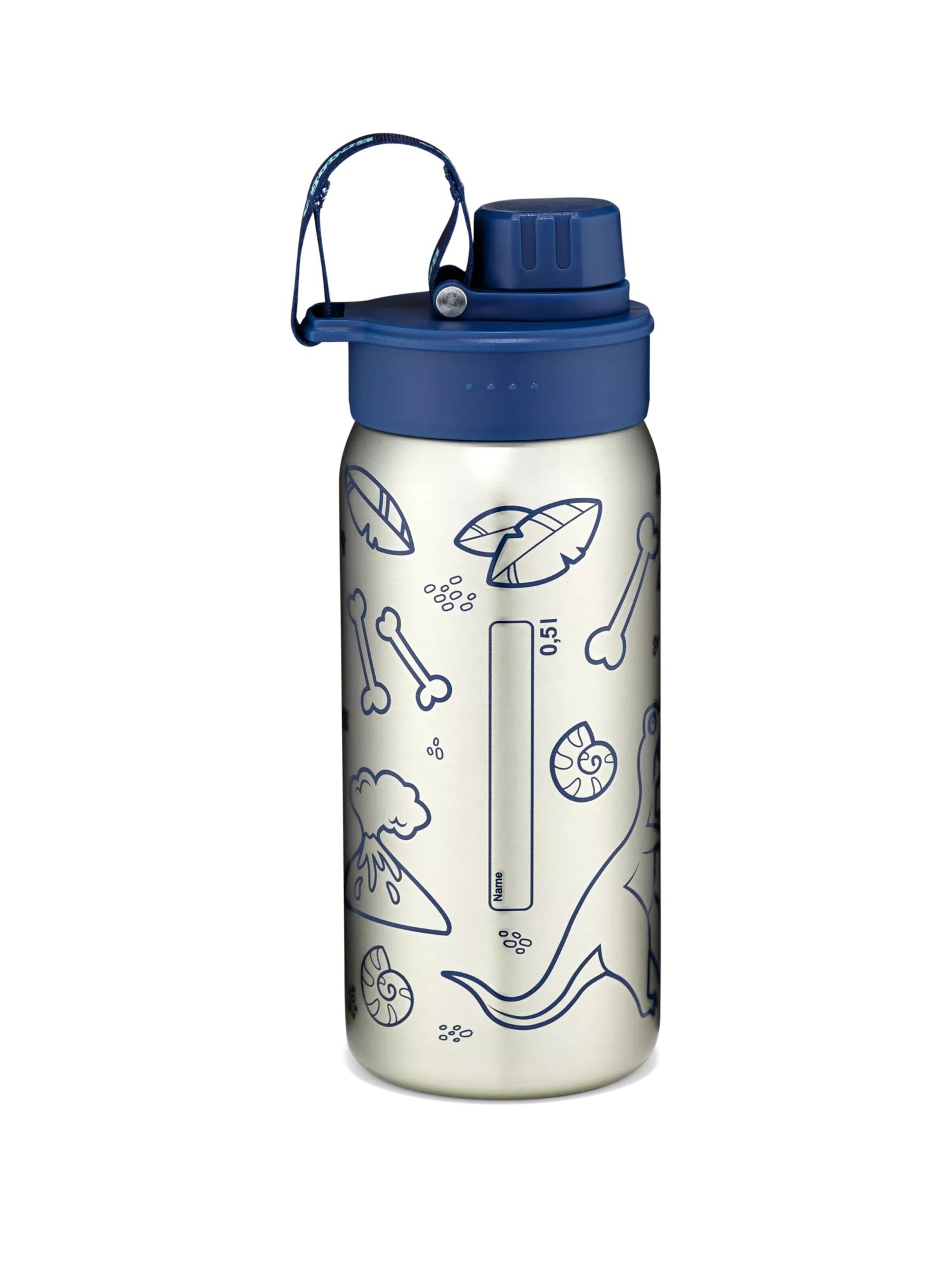 ergobag Drinking Bottle 'Trinkflasche Edelstahl Trinkflasche' in Blue
