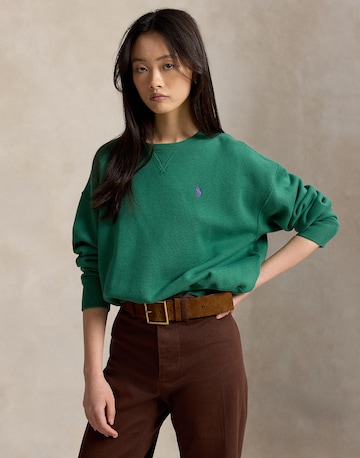 Sweat-shirt Polo Ralph Lauren en vert : devant