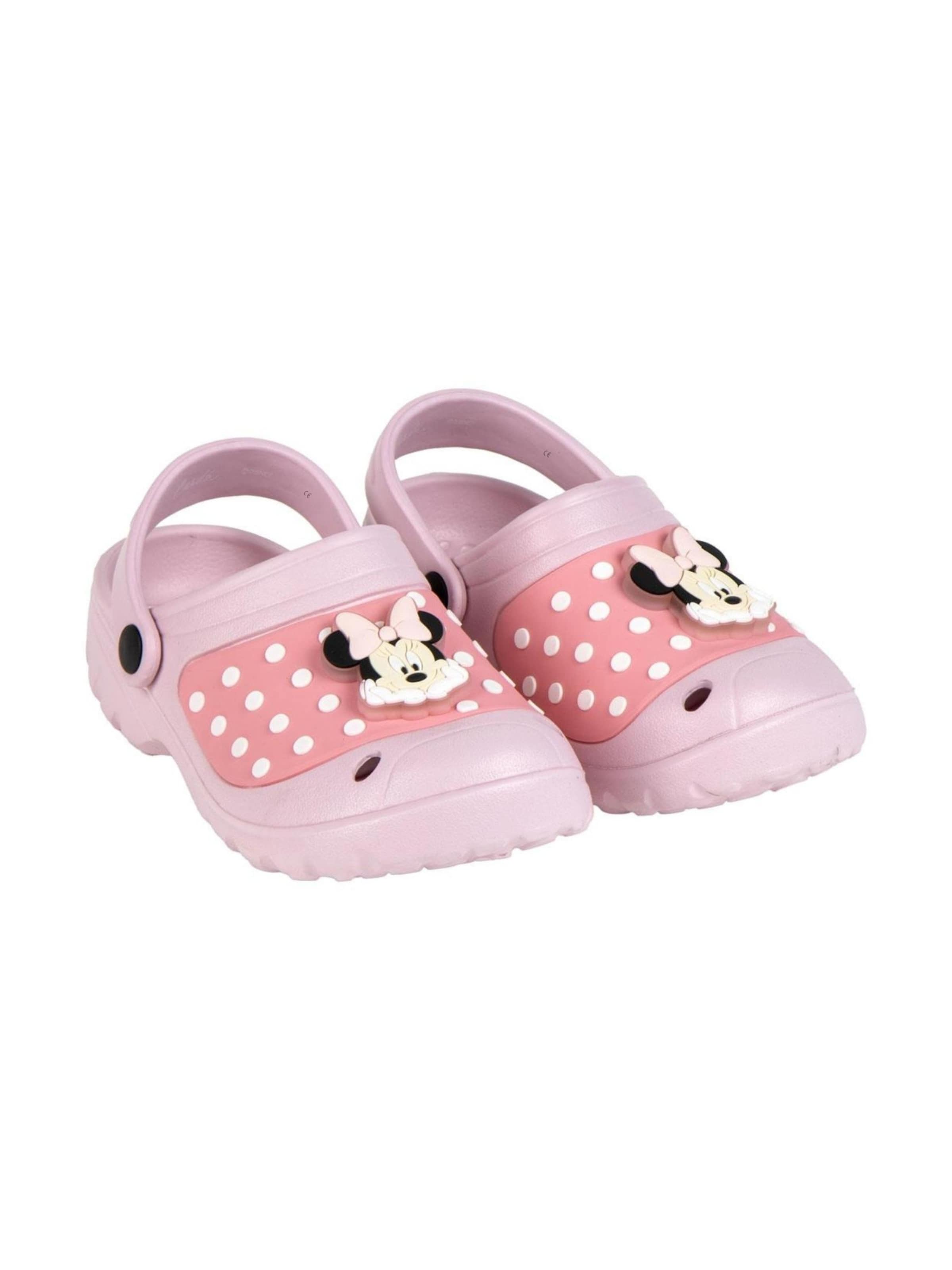 Claquettes / Tongs 'Minnie' DISNEY en rose : devant
