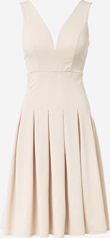 WAL G. Cocktail Dress 'ELSA' in Beige: front