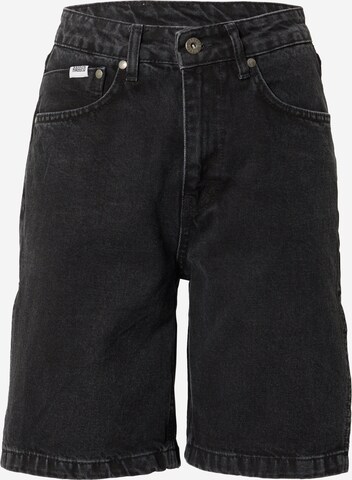 The Ragged Priest Regular Jeans i svart: framsida