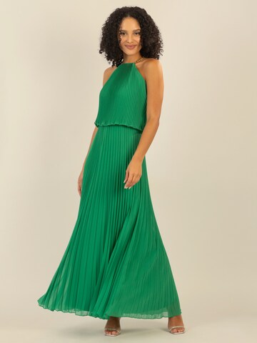 APART Plisseekleid in Grün