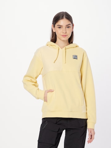 Hurley Athletic Sweatshirt in Yellow: front