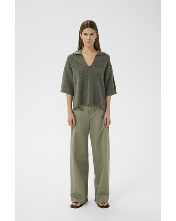 InWear Wide Leg Hose in Grün