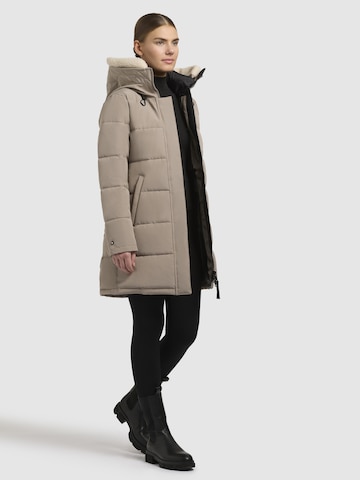khujo Vinterkappa ' FALTD' i beige