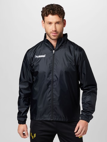 Hummel - Chaqueta deportiva en negro: frente