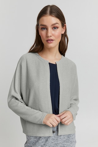 Oxmo Knit Cardigan 'KIKE' in Blue: front