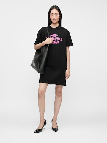 KARL LAGERFELD JEANS Jurk in Zwart
