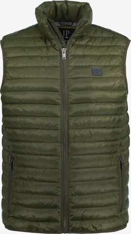 JP1880 Bodywarmer in Groen: voorkant