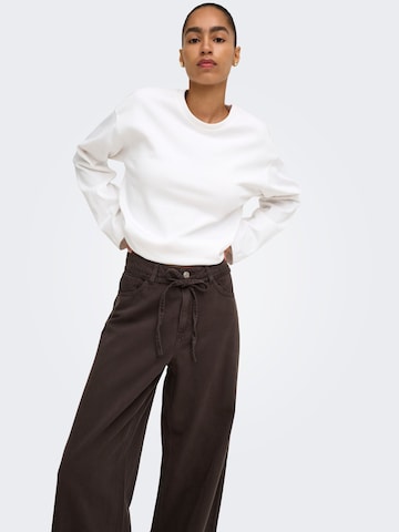 ONLY - regular Pantalón en marrón