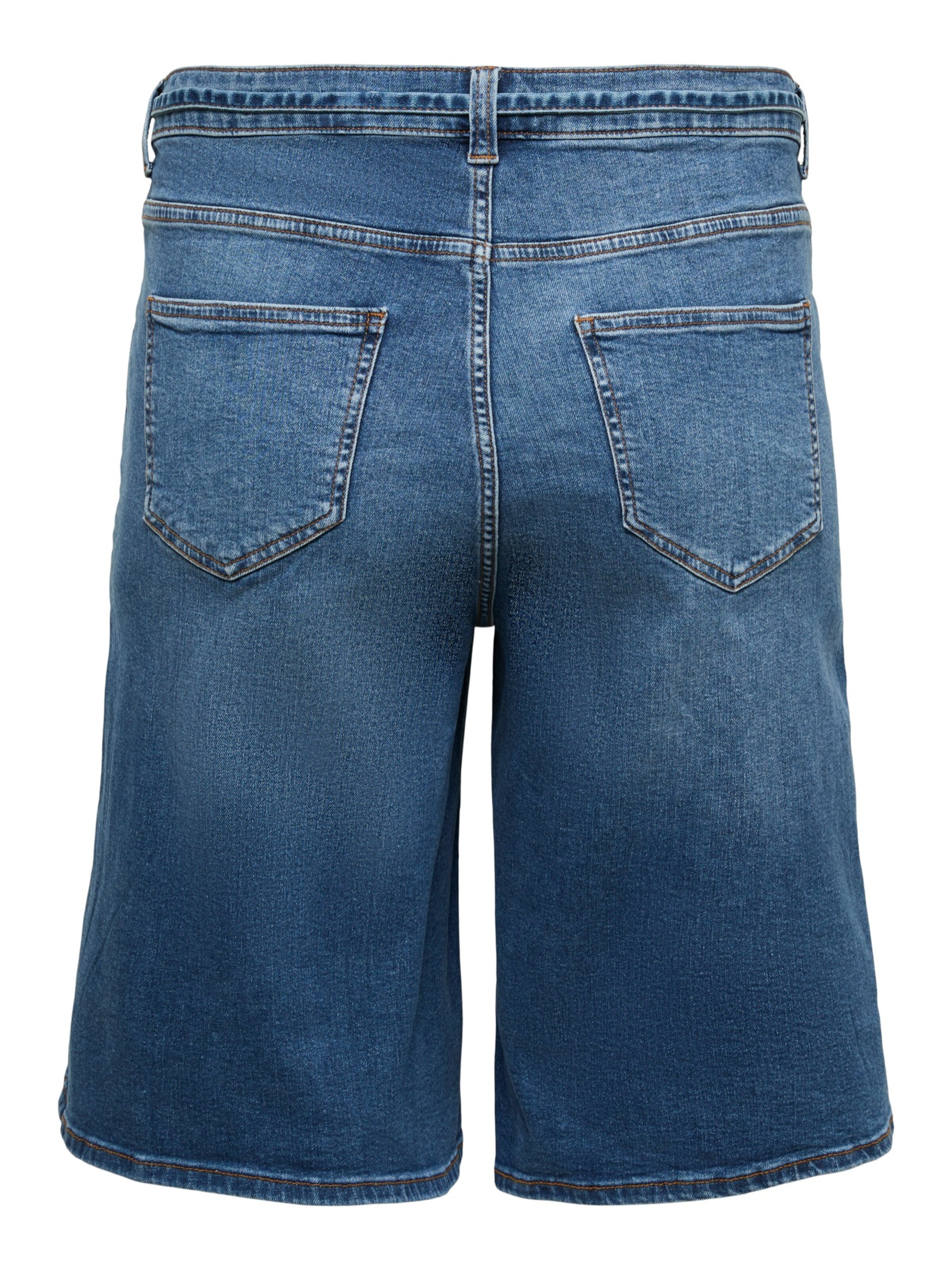 Vero Moda Curve Wide Leg Shorts 'VMCMARI WILLA' in Blau
