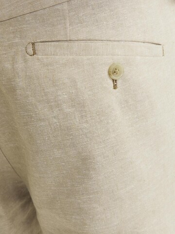 JACK & JONES - Slimfit Pantalón de pinzas 'Riviera' en beige