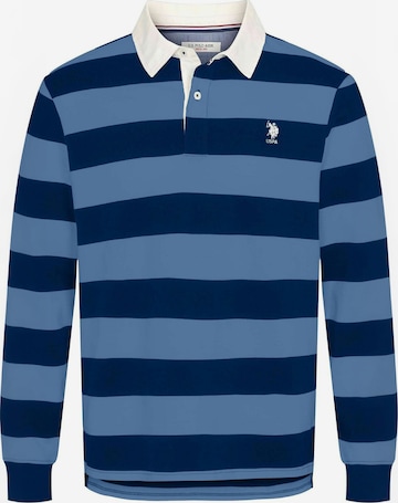 U.S. POLO ASSN. Overhemd ' UMTarik ' in Blauw: voorkant