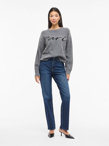 VILA Sweater 'VILuna' in Grey