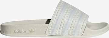 ADIDAS ORIGINALS Muiltjes 'Adilette' in Wit