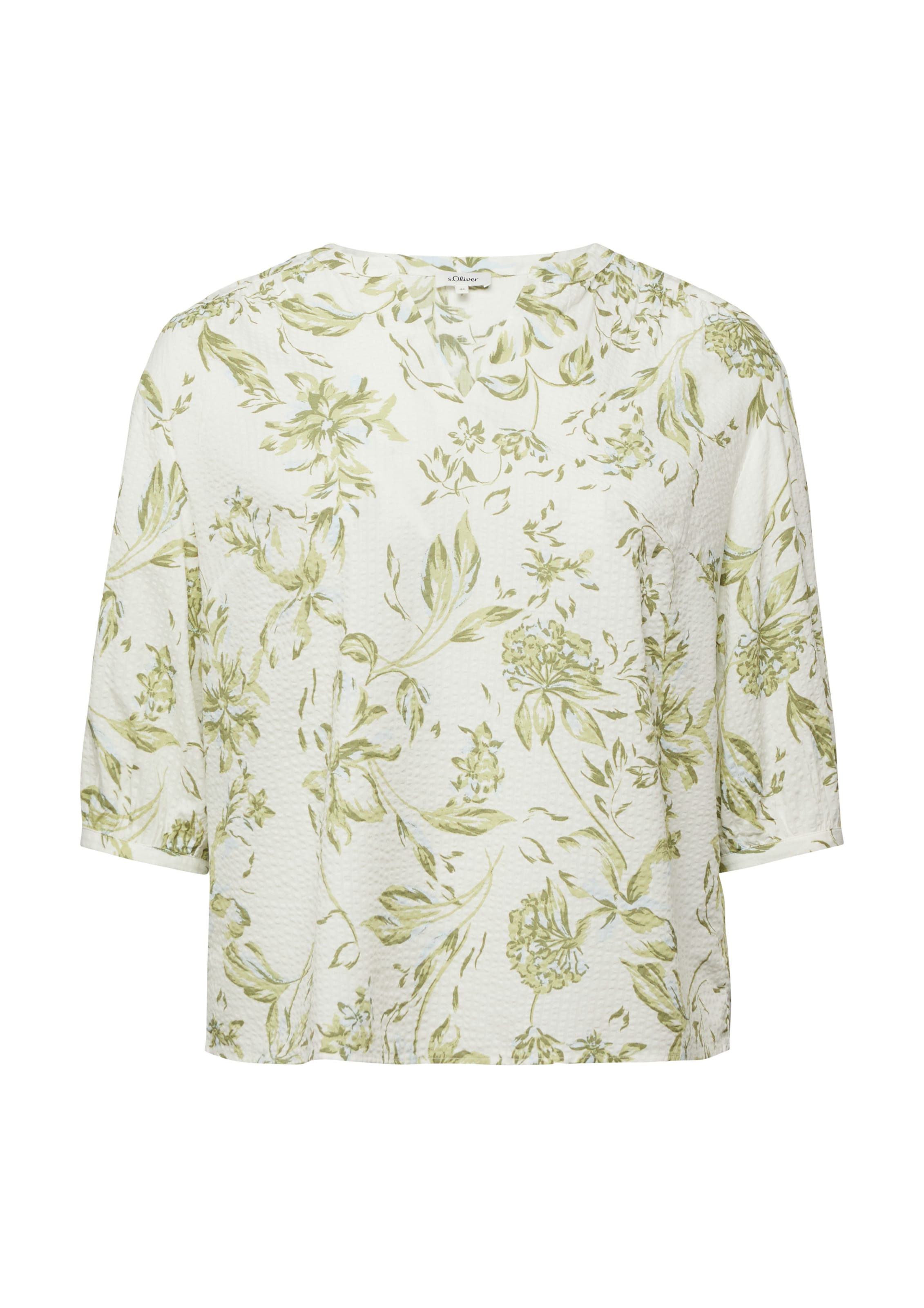 s.Oliver Blouse in Green: front