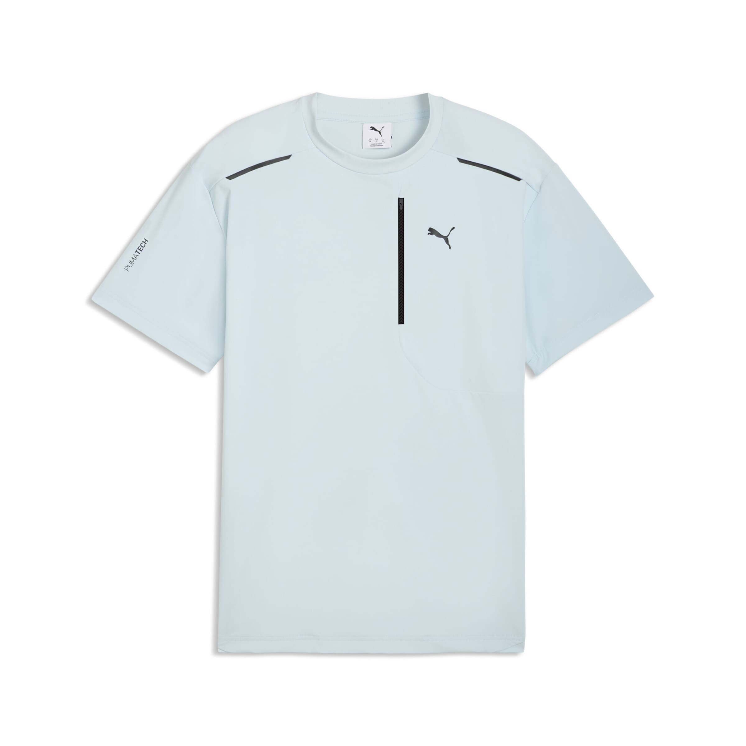 PUMA Performance Shirt 'PUMATECH' in Pastel blue / Black, Item view