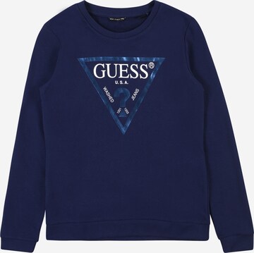 GUESS Sweatshirt in Purple: front