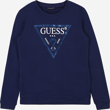 GUESSSweater majica - ljubičasta boja: prednji dio