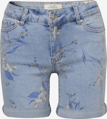 KOROSHI Regular Jeans in Blauw: voorkant