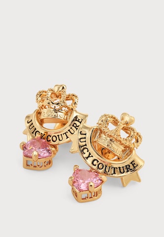 Juicy Couture Örhängen 'Crown & Crystal Heart' i guld