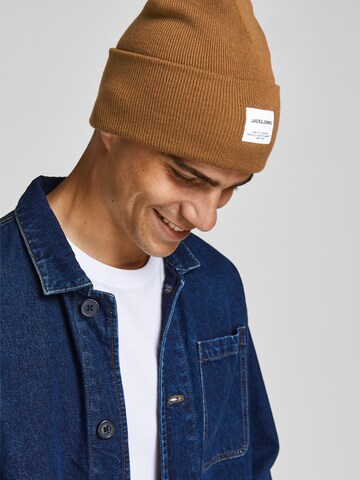 JACK & JONES Beanie in Brown