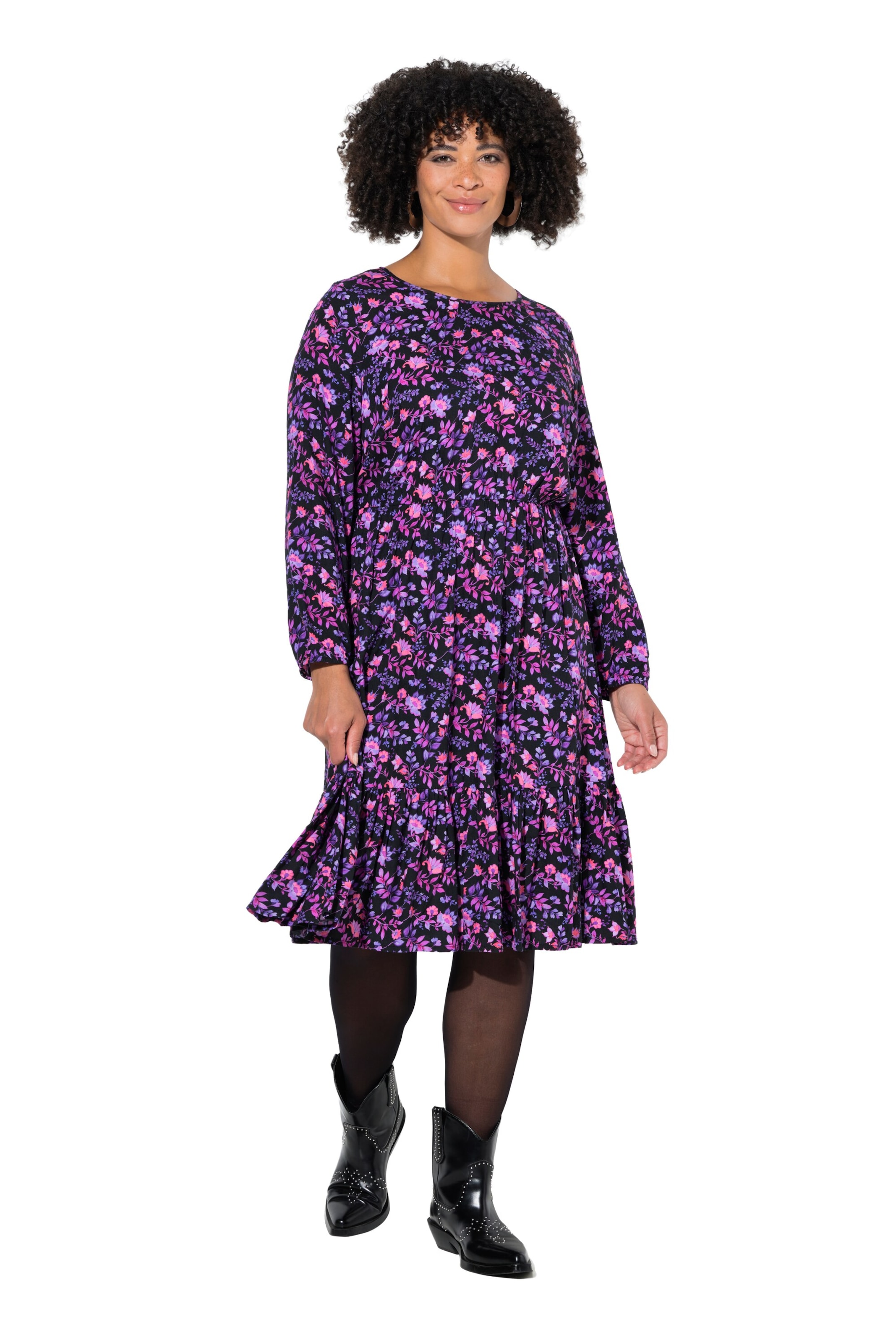 Angel of Style Dress in Purple: front