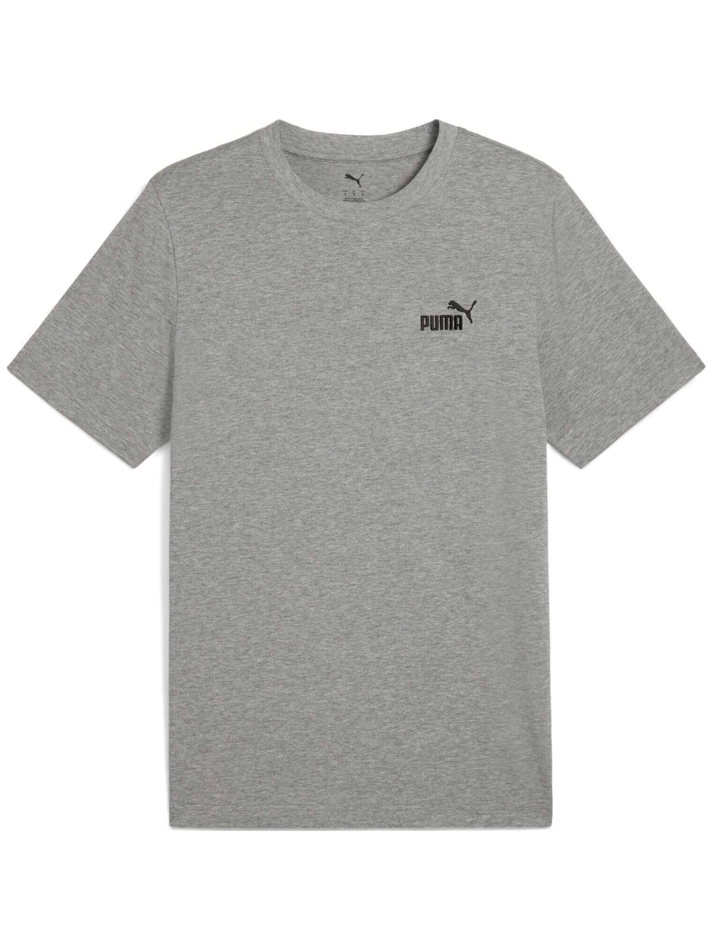 PUMA Shirt 'Puma Ess Small No. 1 Logo Tee'‌‌‌‌‌‌‌ in M in anthrazit, Produktansicht