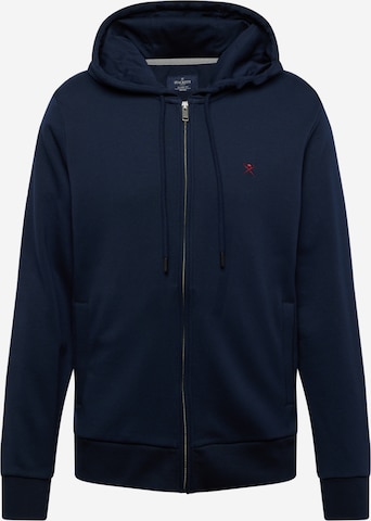 Hackett London - Sudadera con cremallera 'CLASSIC' en azul: frente