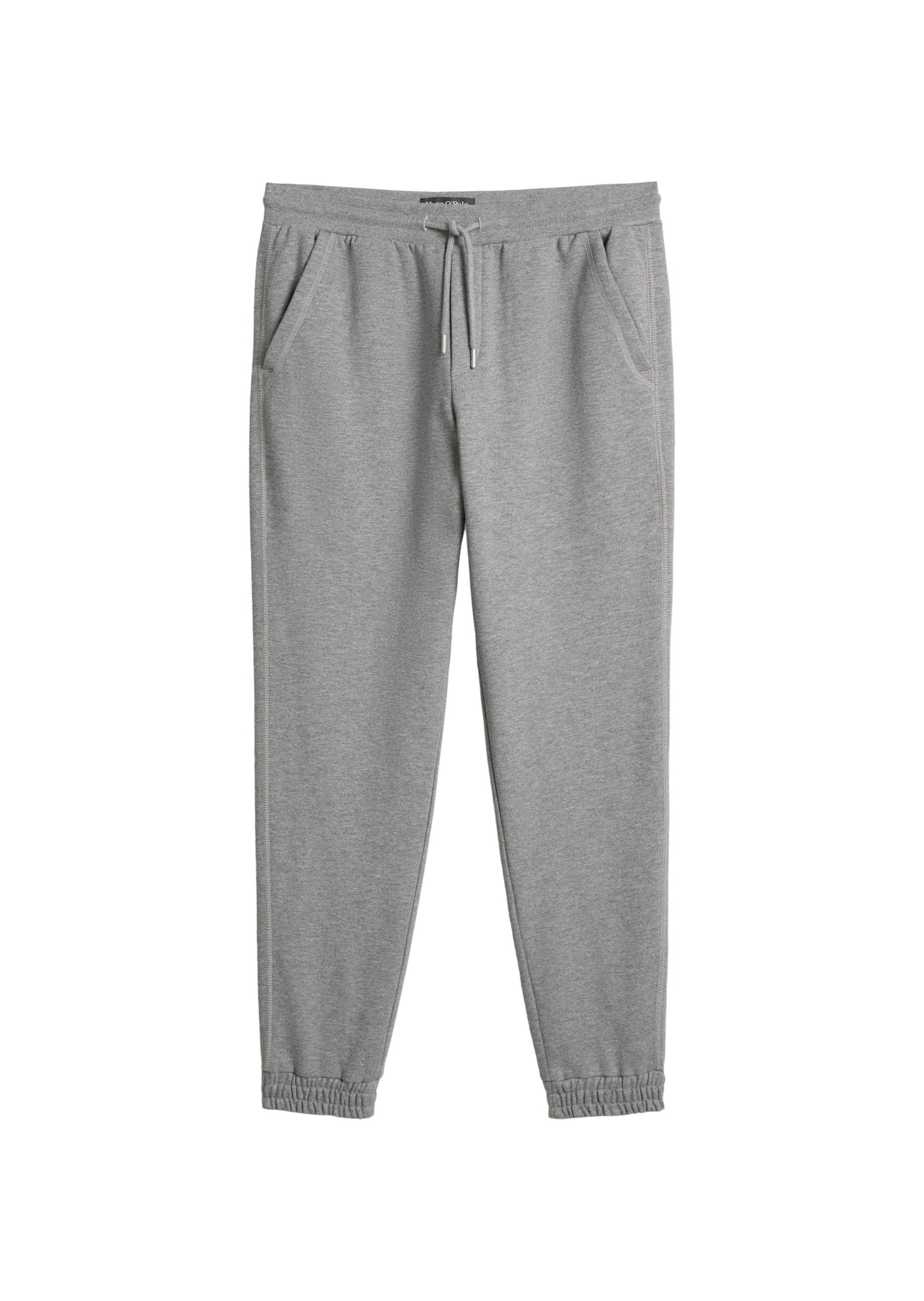 Marc O'Polo Tapered Pants in Grey: front