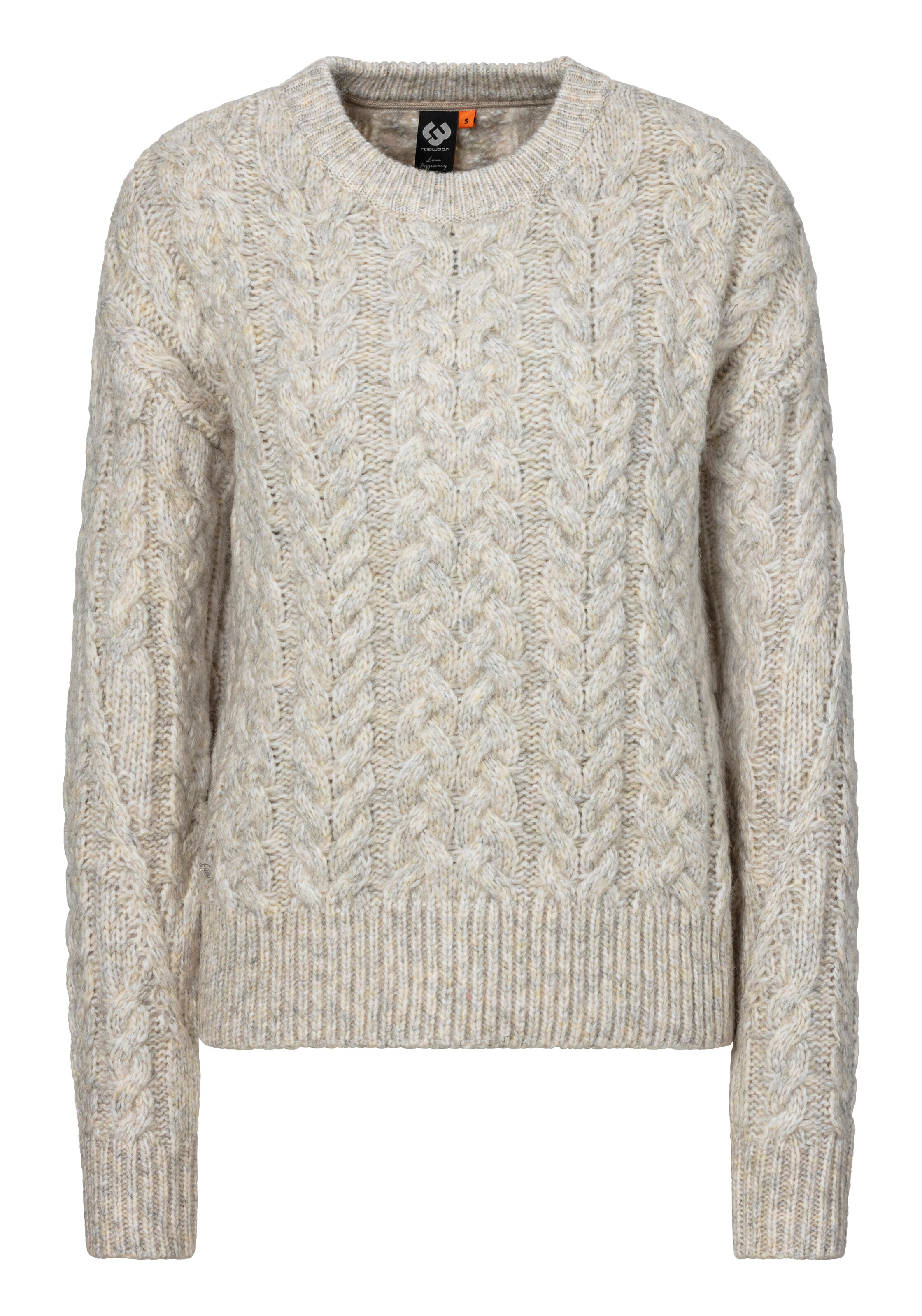 Ragwear Pullover in Beige: Vorderseite