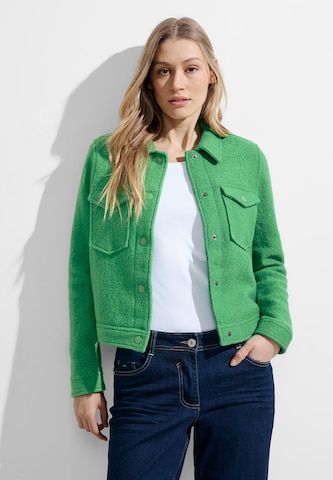 CECIL Between-Season Jacket in Green: front