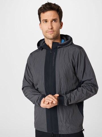 UNDER ARMOUR Athletic Jacket 'Rush' in Grey: front