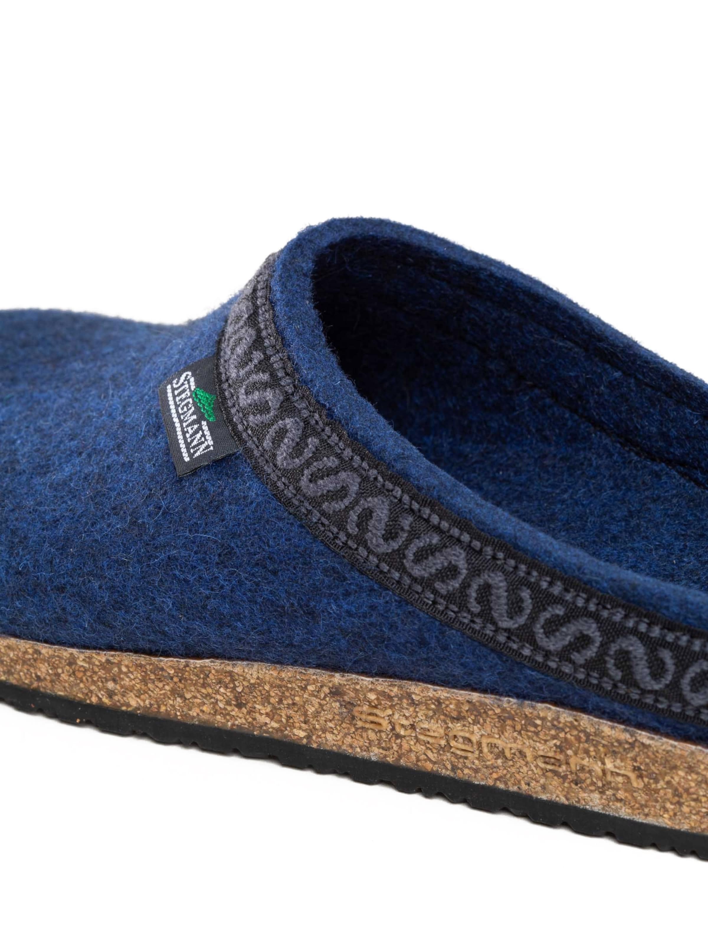Stegmann Clogs 'Filzclogs Stegmann 108' in Blue