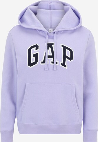 Gap Petite Sweatshirt 'HERITAGE' in Lila: predná strana