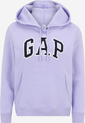 Gap Petite Sweatshirt 'HERITAGE' i lila: framsida