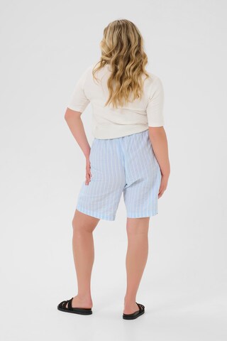 Loosefit Pantalon KAFFE CURVE en bleu