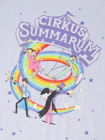 NAME IT Shirt 'Cirkus Summarum' in Purple