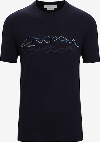 ICEBREAKER Funkční tričko – modrá: přední strana