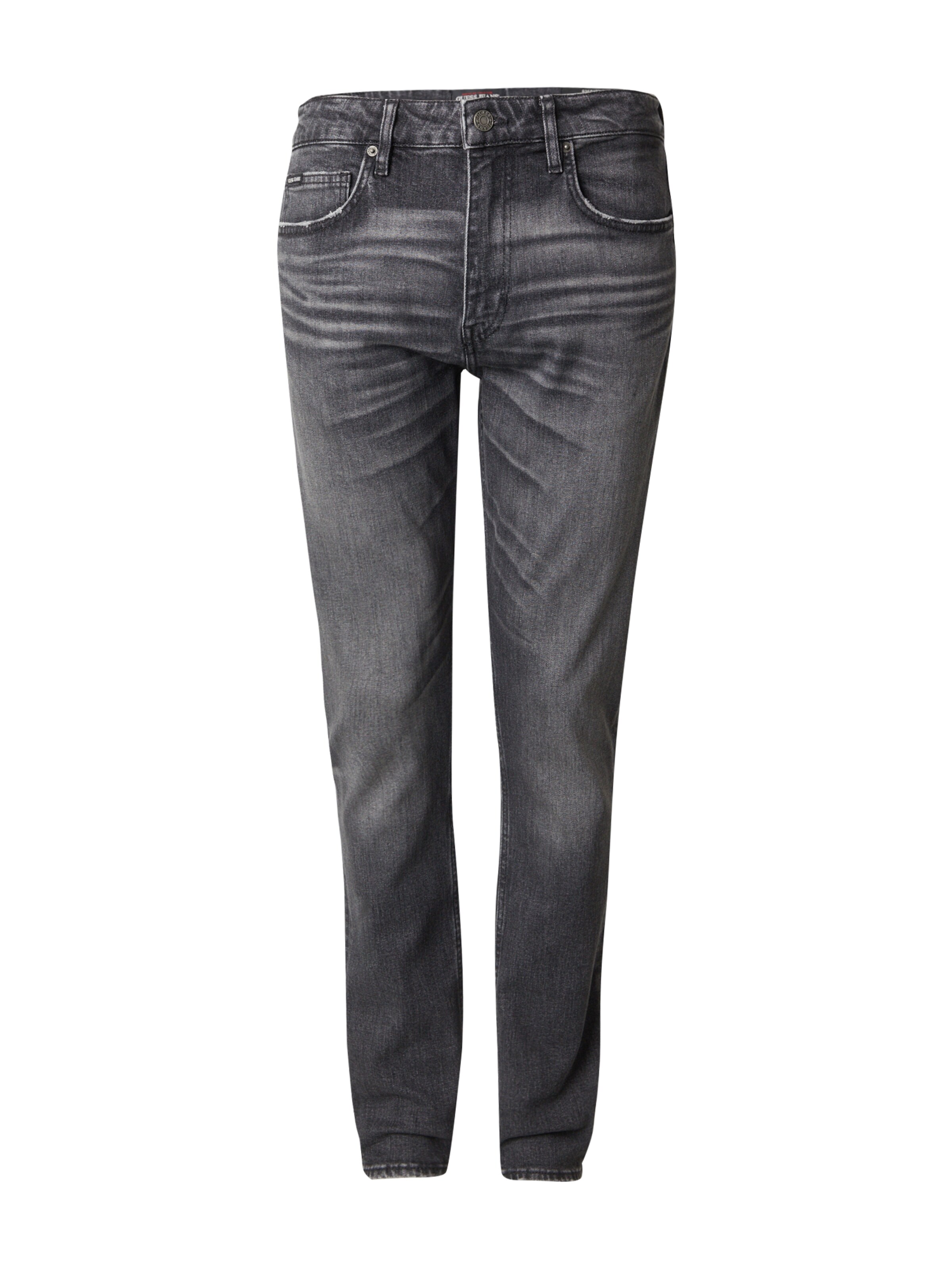 GUESS JEANS Slimfit Jeans i sort: forside