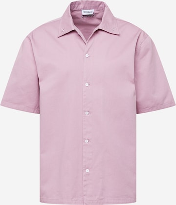 ABOUT YOU Limited Button Up Shirt 'Umut' in Purple: front