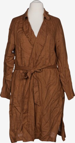 SAMOON Mantel 4XL in Braun: Vorderseite