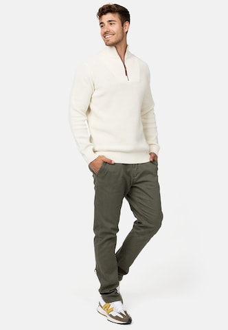 INDICODE JEANS Sweater 'Yassip' in White