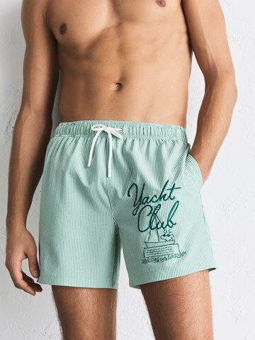 Shorts de bain 'Snoopy' Next en vert